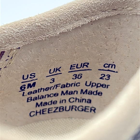 Zodiac Cheezburger Plaid Lace-Up Sneakers Women’s Size 6M Black White Tan NWT - Picture 10 of 12